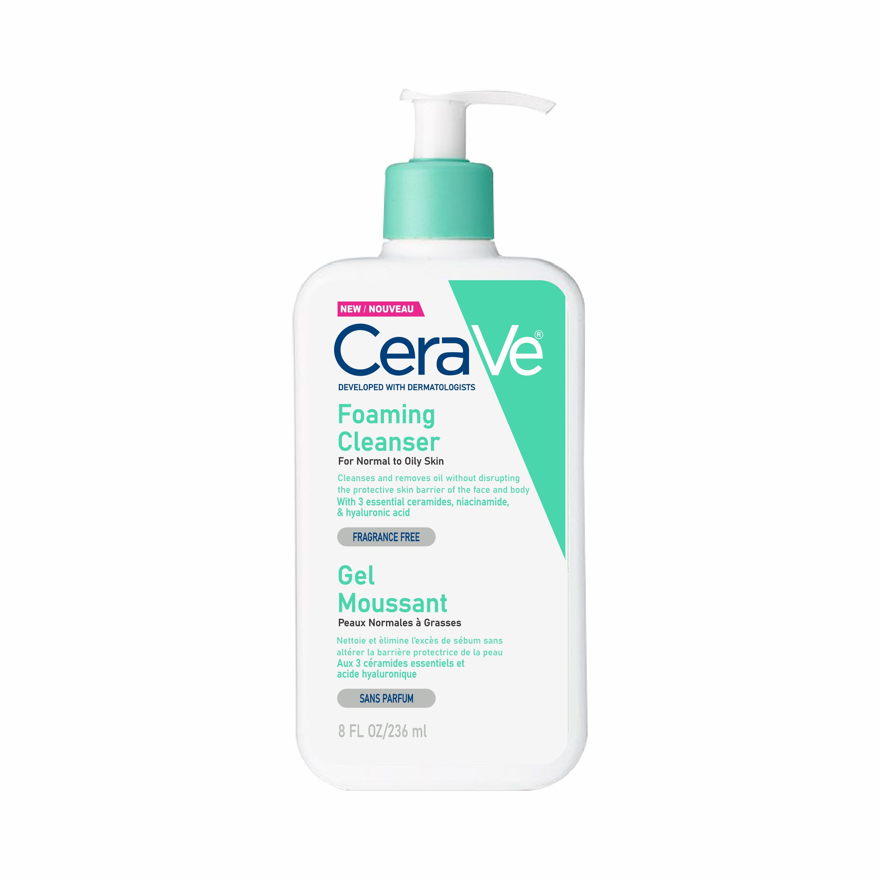 CeraVe Foaming Facial Cleanser 8 FL OZ/236 ml