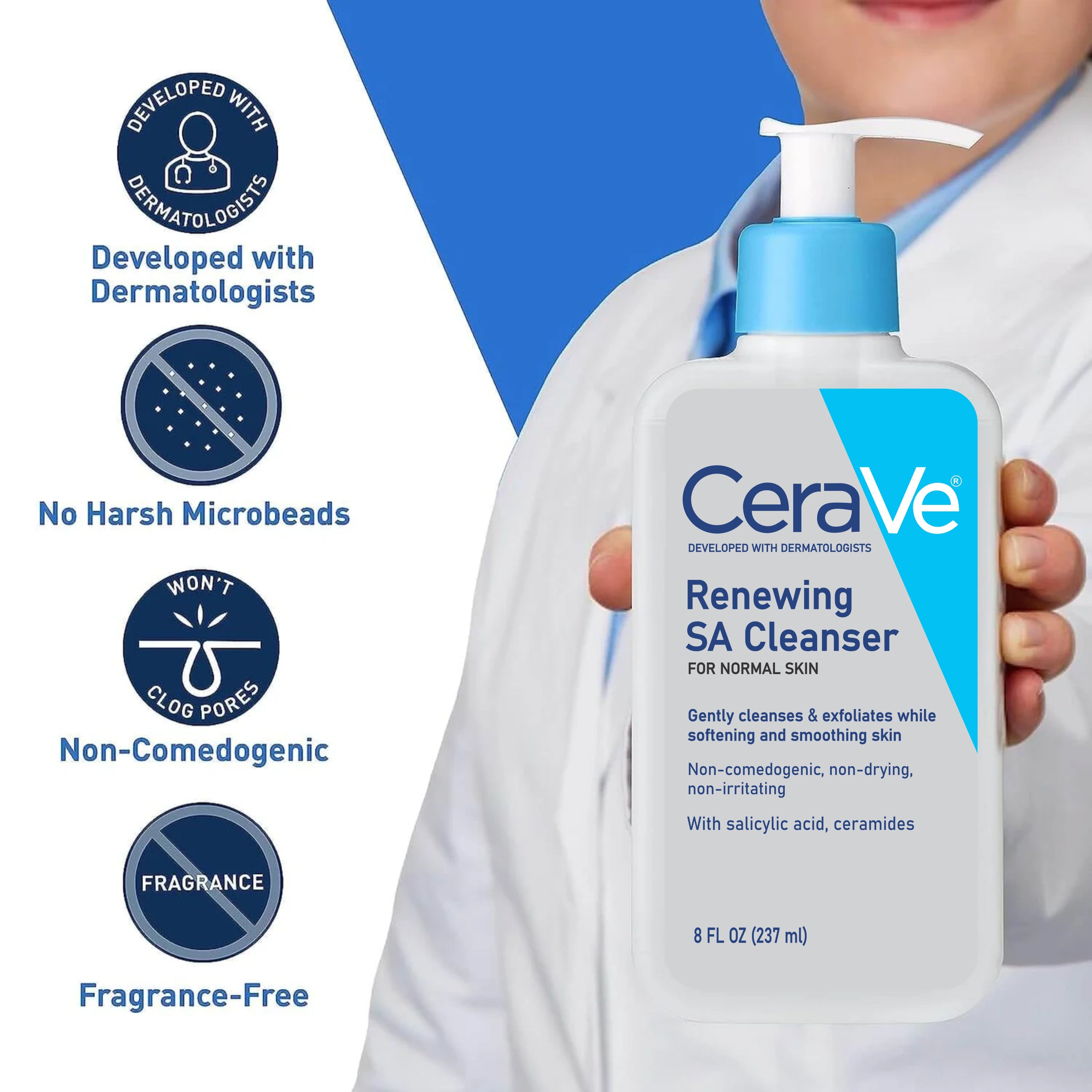 CeraVe Renewing SA Cleanser 8 FL OZ/237 ml