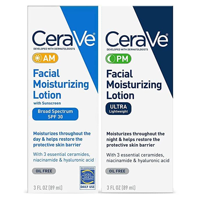 Cerave AM Facial Moisturizing Lotion & Cerave PM Facial Moisturizing Lotion