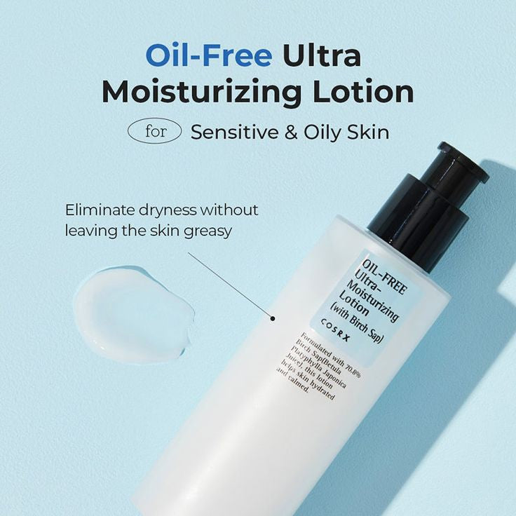 COSRX Oil-Free  Ultra Moisturizing Lotion  (with Brich Sap) 100ml / 3.38 fl. oz.